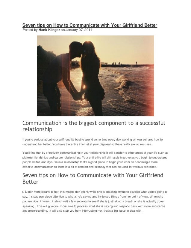 How to be a girlfriend How to be a girlfriend